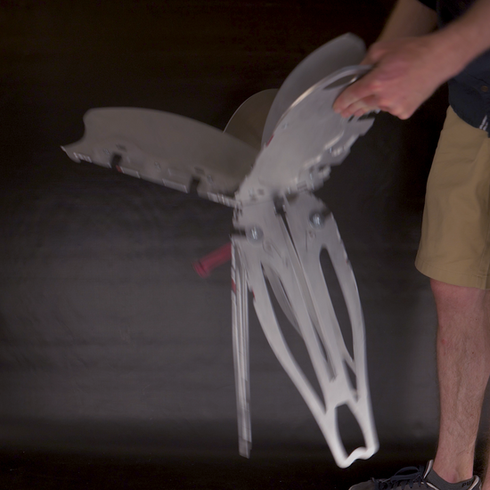 Video of sego unfolding and folding