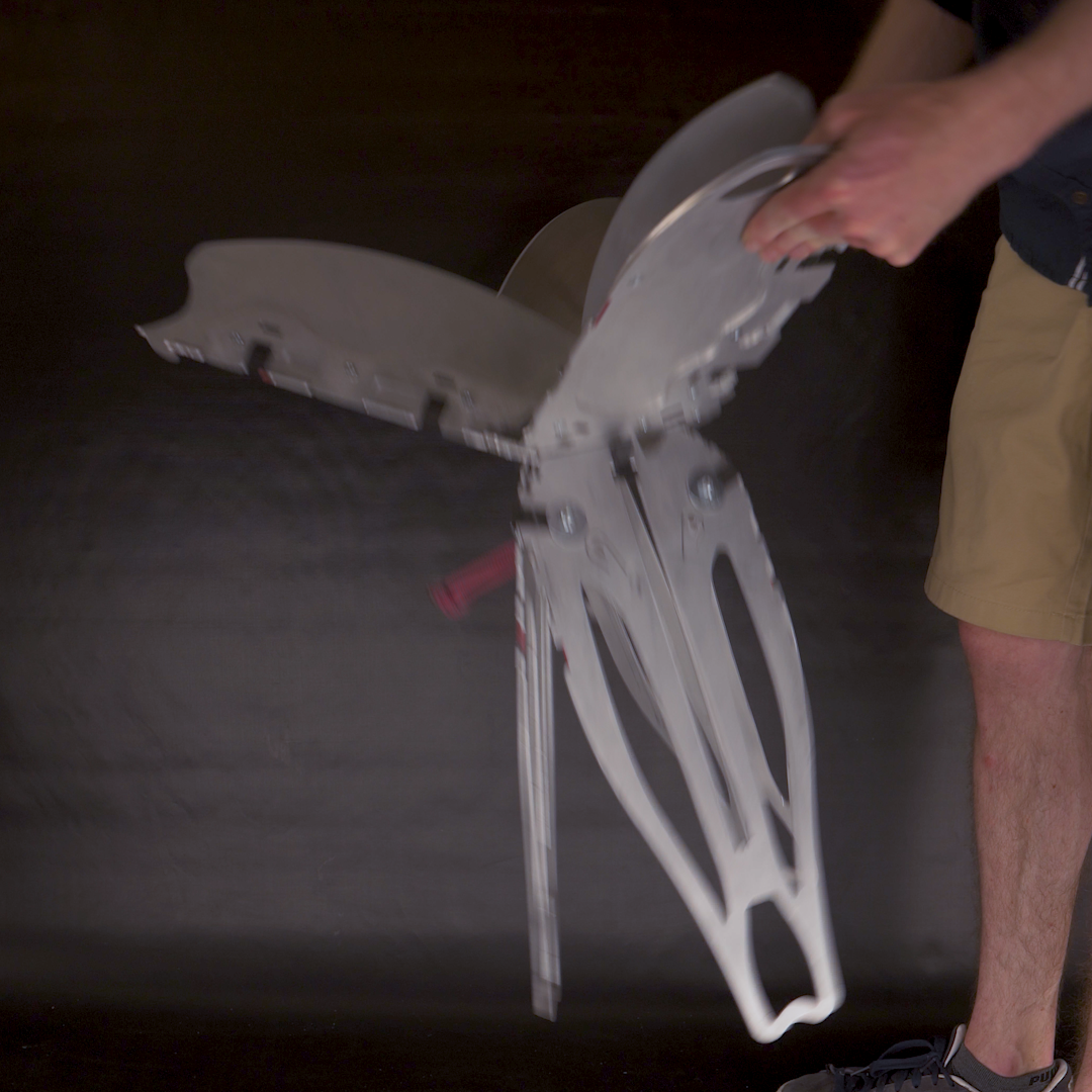 Video of sego unfolding and folding
